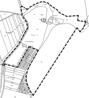 Geltungsbereich Bebauungplan Naherholungsgebiet am Hegbachsee