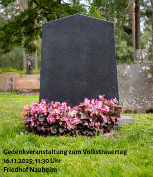 Gedenken zum Volkstrauertag