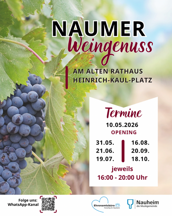 Bild vergr&ouml;&szlig;ern: Naumer Weingenuss 2026