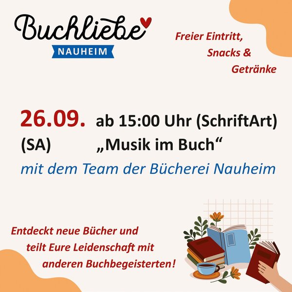 Bild vergr&ouml;&szlig;ern: Buchliebe Musik