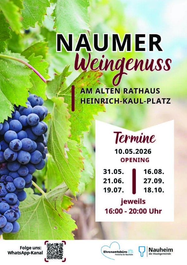 Bild vergr&ouml;&szlig;ern: Naumer Weingenuss 2026