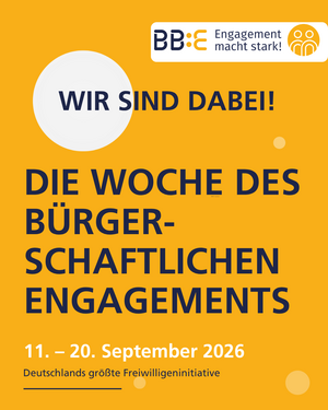 Bild vergr&ouml;&szlig;ern: Woche des b&uuml;rgerschaftlichen Engagements 2026