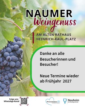 Saison-Ende "Naumer Weingenuss" 2026
