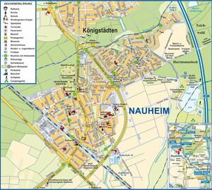 Nauheim-Ortsplan